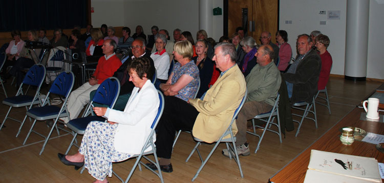 Attendees at first public meeting